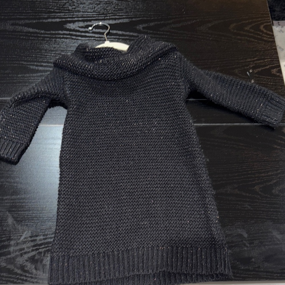 Cherokee Black Knit Kids Dress